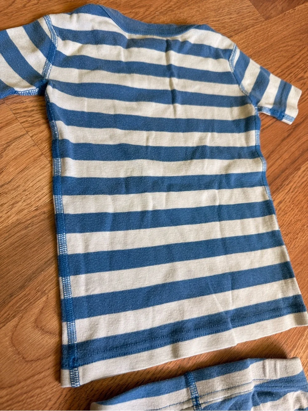 Hanna Andersson Marvel Blue Red White Striped Spider Pajama Set 4
